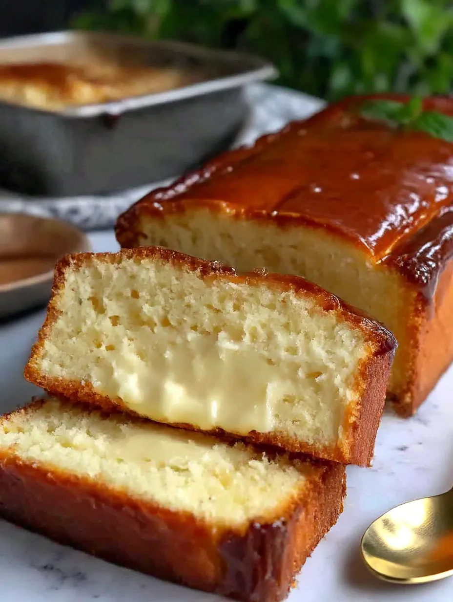 Burnt Basque Cheesecake in a Loaf Pan.
