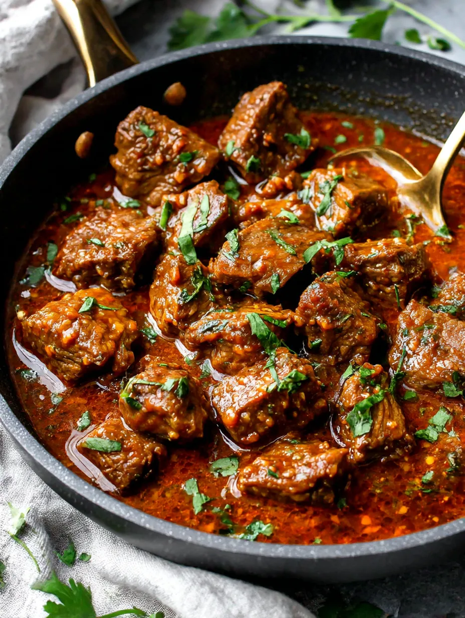 A pot of Italian pot roast with polenta.