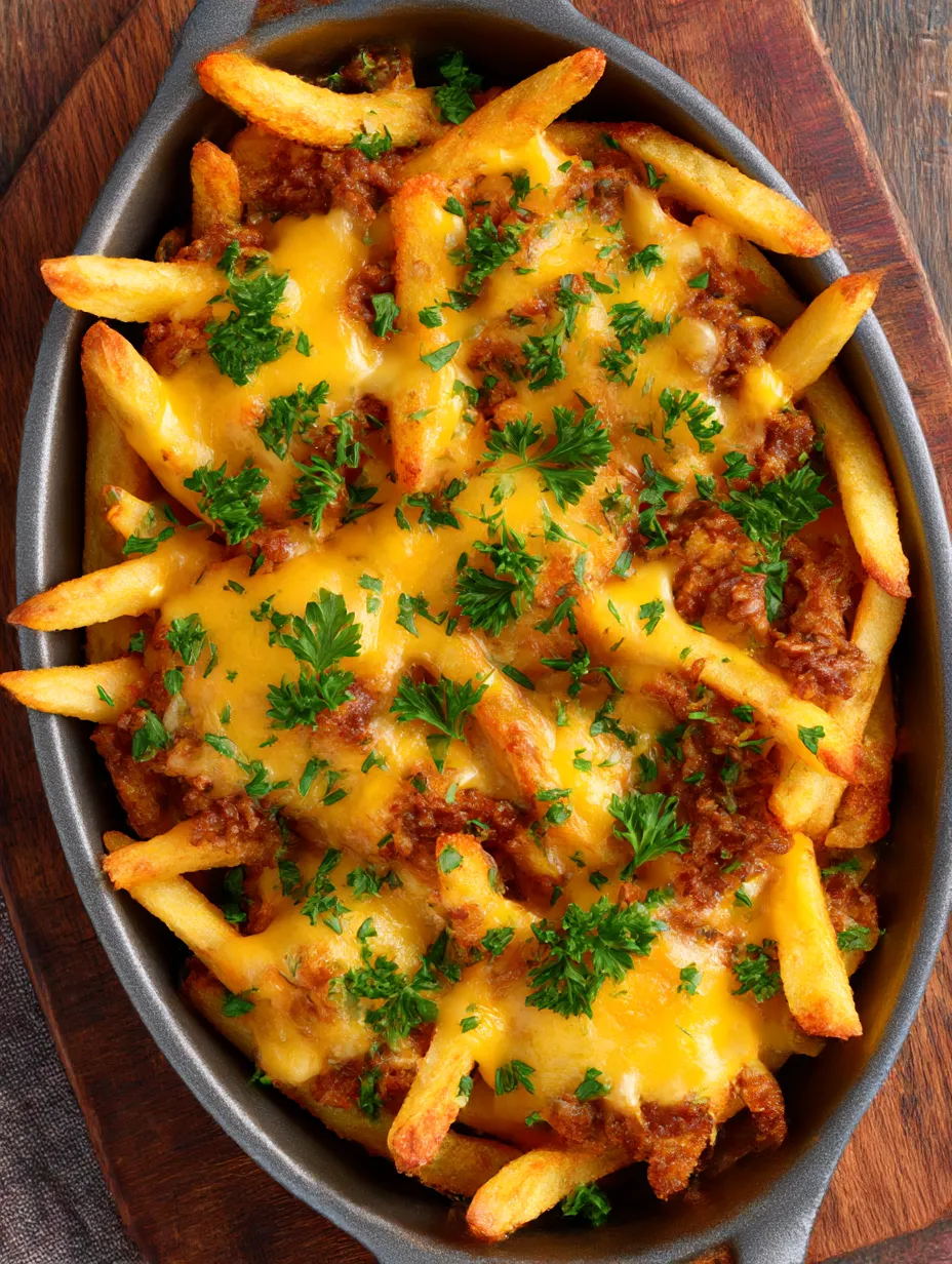 A bowl of food with cheese and chives.