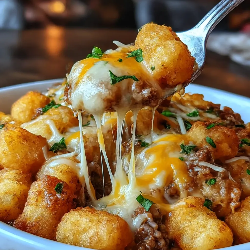A bowl of food with a fork in it.