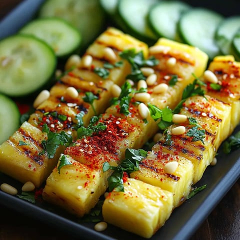 Refreshing Chili-Lime Pineapple Cucumber Sticks Recipe